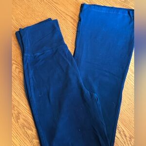 Yoga Pants Zenana blue green Apparel Sz med